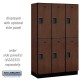Salsbury 15" 22361BRY Extra Wide Designer Wood Locker - Double Tier - 3 Wide - 6 Feet High