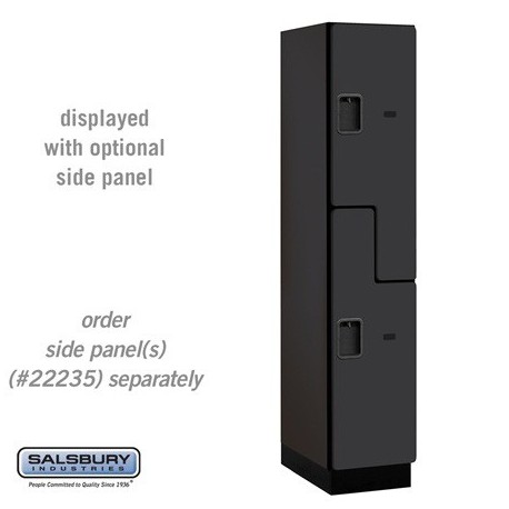Salsbury 27 Extra Wide Designer Wood Locker - Double Tier "S" Style