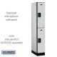 Salsbury 32 Designer Wood Locker - Double Tier - 6 Feet High
