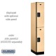 Salsbury 32 Designer Wood Locker - Double Tier - 6 Feet High