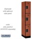 Salsbury 33 Designer Wood Locker - Triple Tier - 6 Feet High
