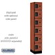 Salsbury 36 Designer Wood Locker - Six Tier Box Style - 6 Feet High