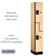 Salsbury 37 Designer Wood Locker - Double Tier "S" Style