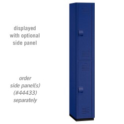Salsbury Heavy Duty Plastic Locker - Double Tier - 1 Wide - 6 Feet High - 18 Inches Deep