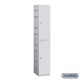 Salsbury Plastic Locker - Double Tier - 73 Inches High - 18 Inches Deep