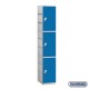 Salsbury 93 Plastic Locker - Triple Tier - 73 Inches High - 18 Inches Deep