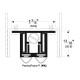 Pemko 420 Full Mortise Automatic Door Bottom for Hollow Metal Door, Mill Finish Aluminum