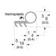 Pemko P50 Kerf-in Weatherstrip w/ Thermoplastic Bulb