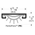 Pemko 234 Bottom Plate Door Shoe w/ Rain Drip