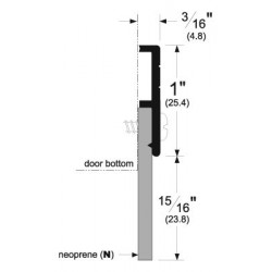 Pemko 321 Door Bottom Sweep