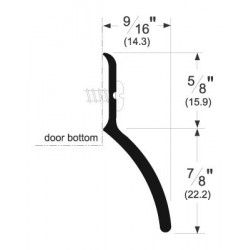 Pemko 345 Door Bottom Sweep