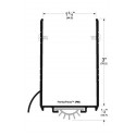 Pemko 2211 U-Shaped Door Shoe w/ Combination Kick Plate & Rain Drip