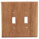 Sierra 6821 SIERRA-682166 Traditional - 2 Toggle Switch Plate