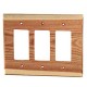 Sierra 6823 SIERRA-682354 Traditional - 3 Rocker Switch Plate