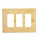 Sierra 6823 SIERRA-682354 Traditional - 3 Rocker Switch Plate