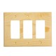 Sierra 6823 Traditional - 3 Rocker Switch Plate