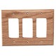 Sierra 6823 SIERRA-682354 Traditional - 3 Rocker Switch Plate
