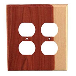 Sierra 682423 Rustic - 2 Duplex Switch Plate