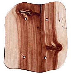 Sierra 682504 Traditional - 2 Blank Switch Plate - Tennessee Aromatic Cedar