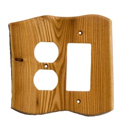 Sierra 6827 Rustic - Toggle / Rocker Switch Plate