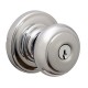 Schlage F51A AND 619 AND CK AND Andover Door Knob with Andover Decorative Rose