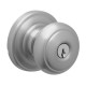Schlage F80 AND 605 AND KD AND Andover Door Knob with Andover Decorative Rose