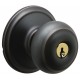 Schlage 464-133 F10 GEO 716 BRK Georgian Passage Door Knob w/ Antique Pewter Finish