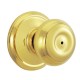 Schlage 464-133 F10 GEO 716 BRK Georgian Passage Door Knob w/ Antique Pewter Finish