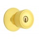 Schlage BEL F51A BEL 626 GRW KD Bell F-Series Door Knob