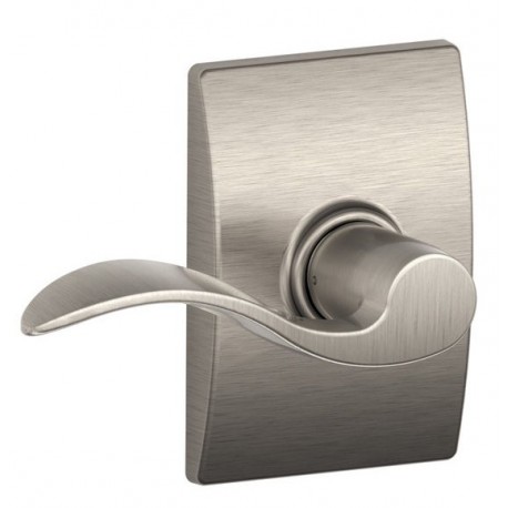 Schlage ACC F51A ACC 716 CEN KD CEN Accent Door Lever with Century Decorative Rose
