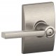 Schlage LAT F40 LAT 716 CEN CEN Latitude Door Lever with Century Decorative Rose