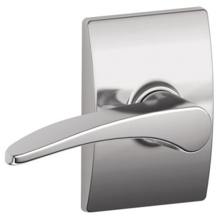 Schlage MNH F80 MNH 619 CEN LH CK CEN Manhattan Door Lever with Century Decorative Rose