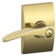 Schlage MNH F80 MNH 619 CEN LH CK CEN Manhattan Door Lever with Century Decorative Rose