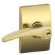 Schlage MNH F80 MNH 619 CEN LH CK CEN Manhattan Door Lever with Century Decorative Rose