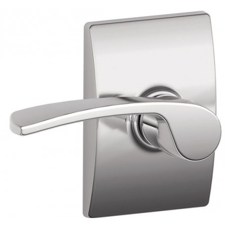 Schlage MER F80 MER 622 CEN RH KA4 CEN Merano Door Lever with Century Decorative Rose