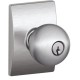 Schlage ORB CEN Orbit Door Knob with Century Decorative Rose