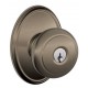 Schlage AND F80 AND 619 WKF KA4 WKF Andover Door Knob with Wakefield Decorative Rose