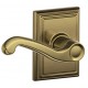 Schlage FLA ADD Flair Door Lever with Addison Decorative Rose