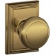 Schlage AND F51A AND 620 ADD MK ADD Andover Door Knob with Addison Decorative Rose