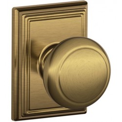 Schlage AND ADD Andover Door Knob with Addison Decorative Rose