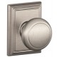 Schlage AND F51A AND 626 ADD CK ADD Andover Door Knob with Addison Decorative Rose