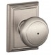 Schlage AND F51A AND 620 ADD MK ADD Andover Door Knob with Addison Decorative Rose
