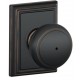 Schlage AND F80 AND 620 ADD CK ADD Andover Door Knob with Addison Decorative Rose