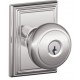 Schlage AND F51A AND 626 ADD KD ADD Andover Door Knob with Addison Decorative Rose