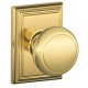 Schlage AND F51A AND 626 ADD CK ADD Andover Door Knob with Addison Decorative Rose