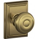 Schlage GEO ADD Georgian Door Knob with Addison Decorative Rose