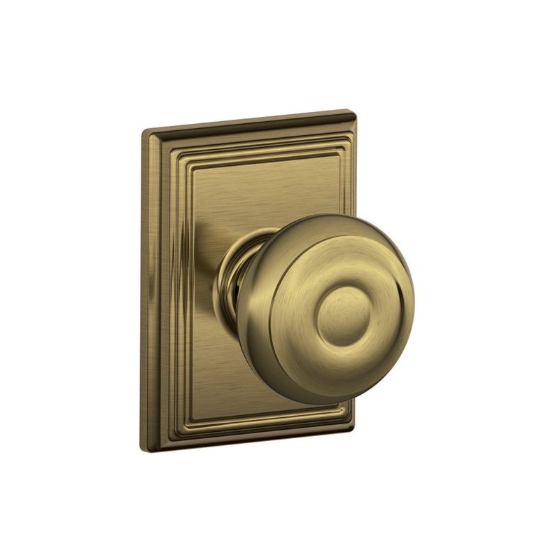 Schlage GEO ADD Georgian Door Knob with Addison Decorative Rose