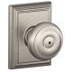 Schlage GEO F40 GEO 619 ADD ADD Georgian Door Knob with Addison Decorative Rose