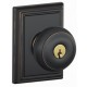 Schlage GEO F40 GEO 619 ADD ADD Georgian Door Knob with Addison Decorative Rose