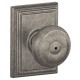 Schlage GEO ADD Georgian Door Knob with Addison Decorative Rose